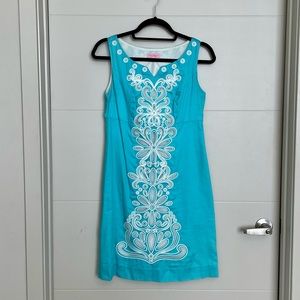 Lilly Pulitzer Light Blue Shift Dress